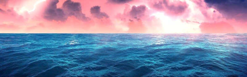 海上黄昏美景摄影，高清JPG与PSD设计素材，一键下载