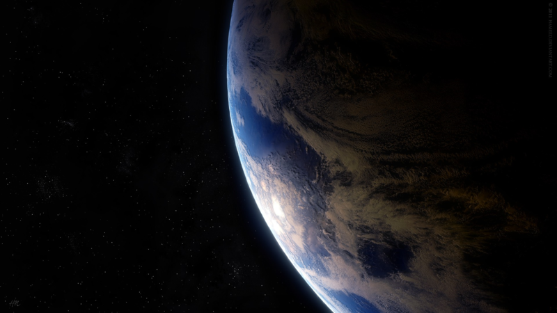 高清地球星球背景JPG，风景摄影素材下载