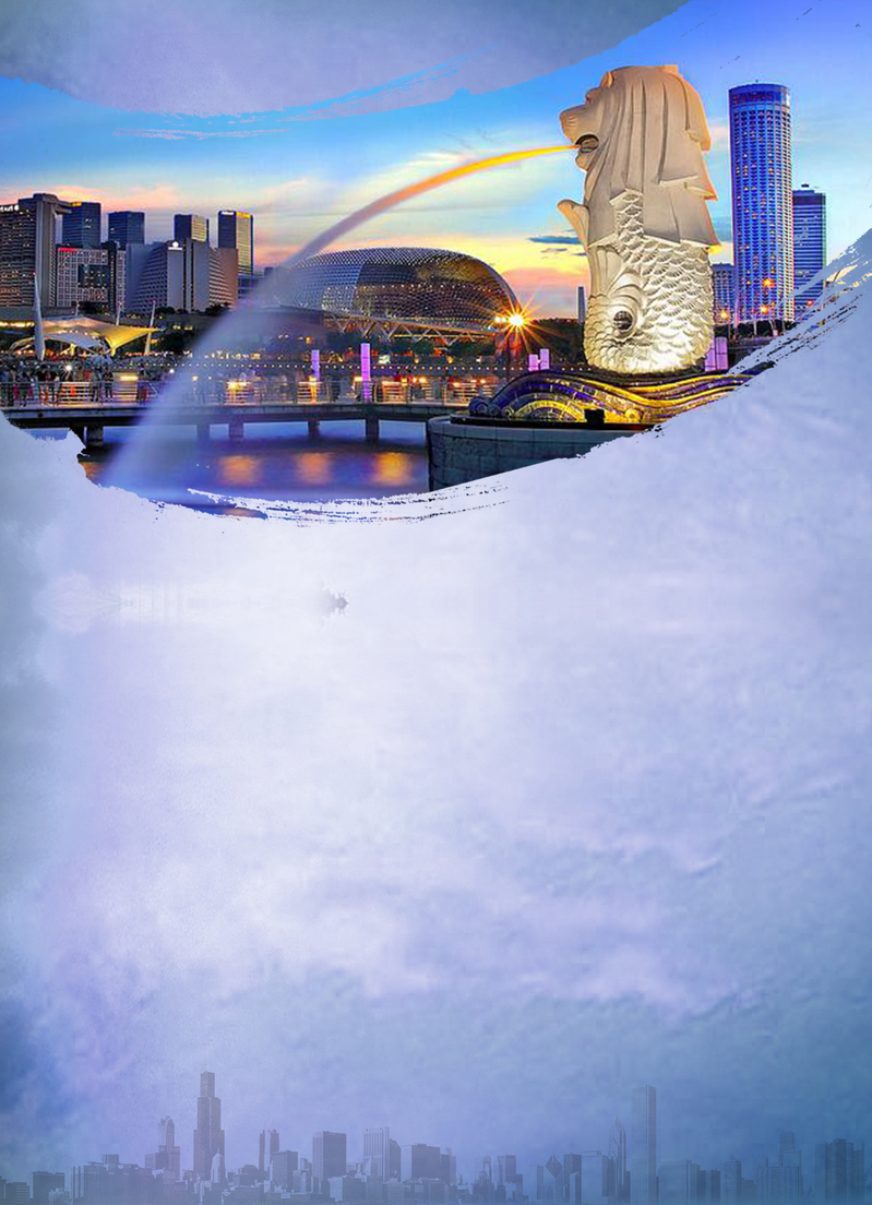 新马泰旅游海报背景素材，高清JPG/PSD风景图片，免费下载