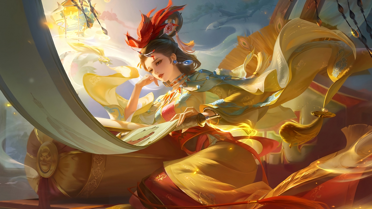 王者荣耀，甄姬女儿国国王绝美4K壁纸，高清3840x2160游戏图片，一键下载