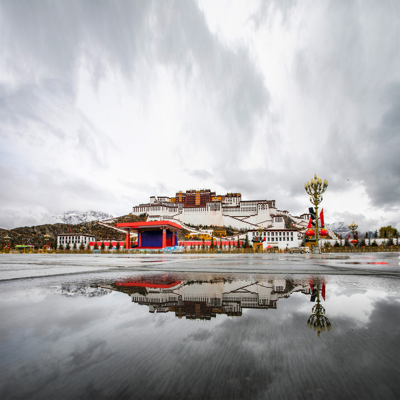 西藏布达拉宫建筑之美，高清JPG旅游摄影与风景图片素材下载