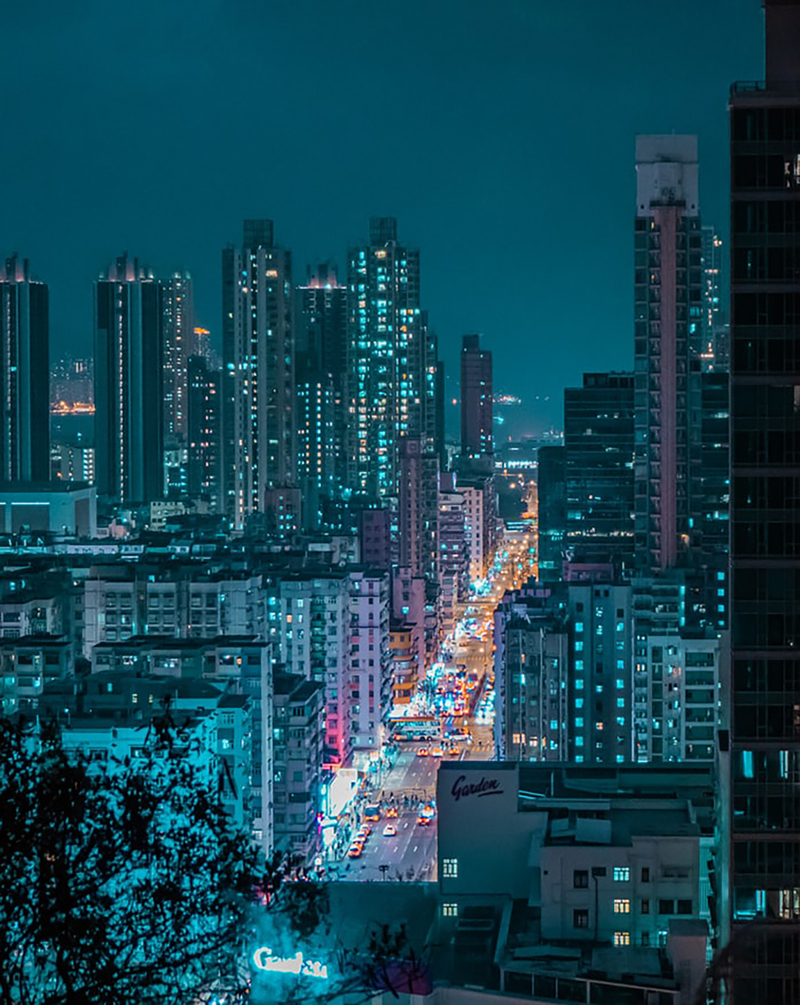 城市夜景摄影佳作，科技高清JPG图片，精选风景设计素材下载