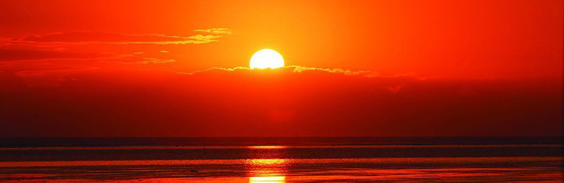 高清夕阳背景图片下载，JPG/PSD格式，展板Banner设计素材