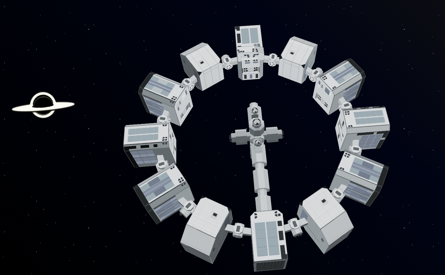 纯css实现的宇宙星际3D动画网页特效