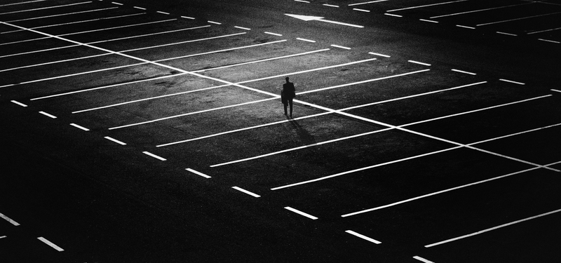 孤独夜灯，高清JPG风景摄影素材，设计必备之选，免费下载