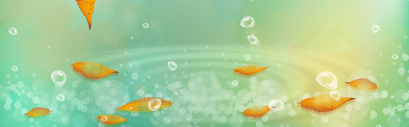高清秋季背景Banner，JPG/PSD格式摄影风景素材下载