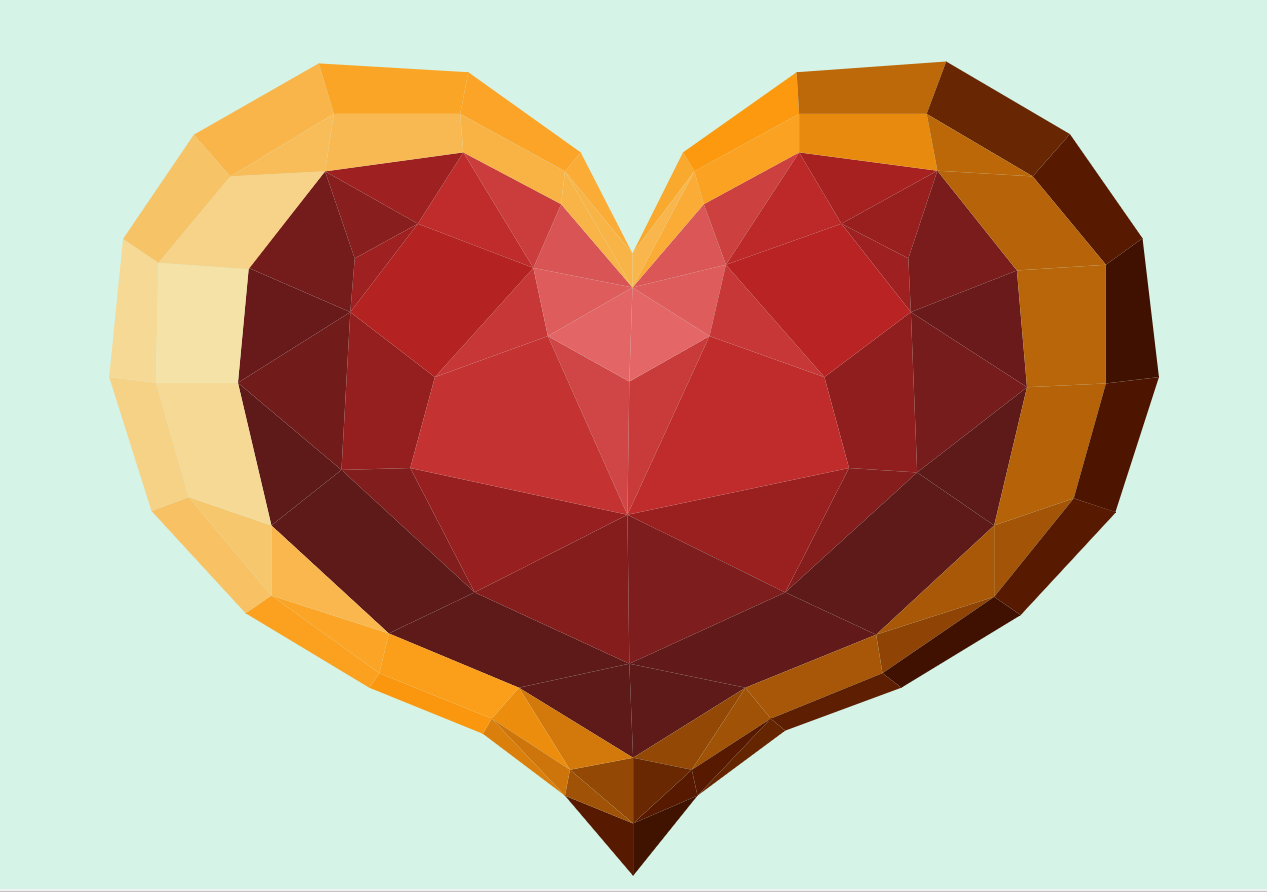 HTML5 3D爱心破碎动画
