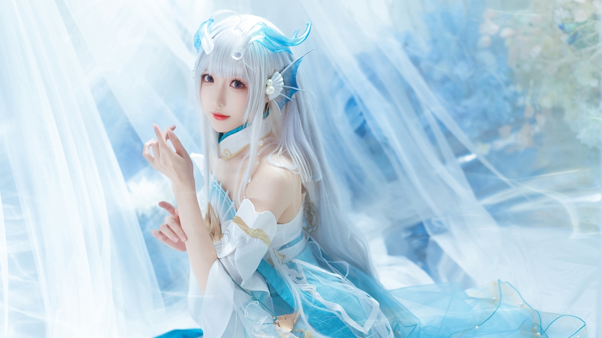 王者荣耀西施同人Cosplay，绝美4K壁纸，高清3840x2160美女图片下载