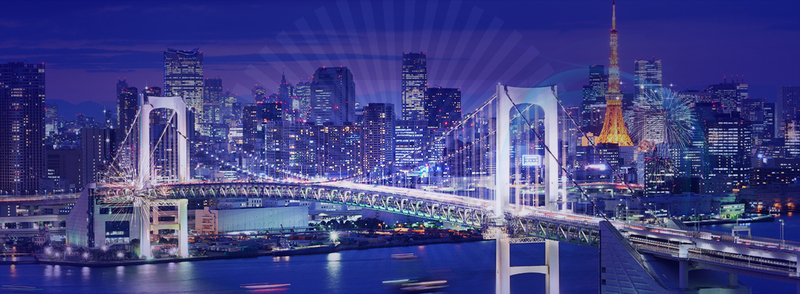 城市夜景绝美摄影，高清JPG与PSD设计素材下载