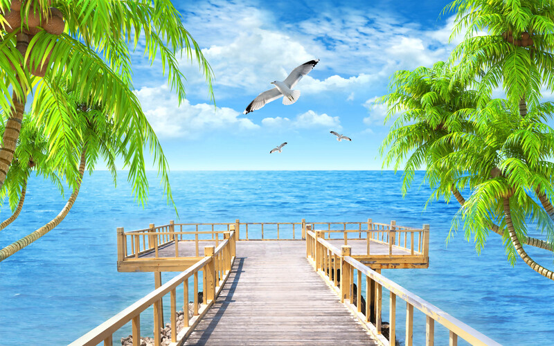 海洋蓝背景高清素材，JPG图片与PSD设计资源免费下载