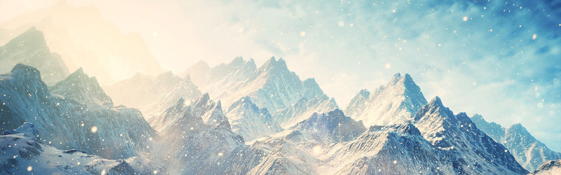雪景高清JPG/PSD素材，背景摄影与风景设计下载