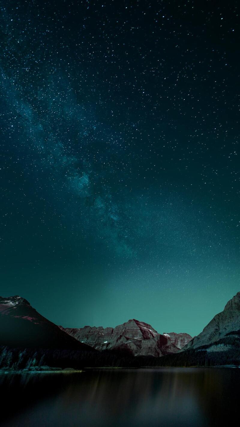 深邃星空渐变蓝H5背景素材，高清JPG图片，风景摄影/设计资源下载