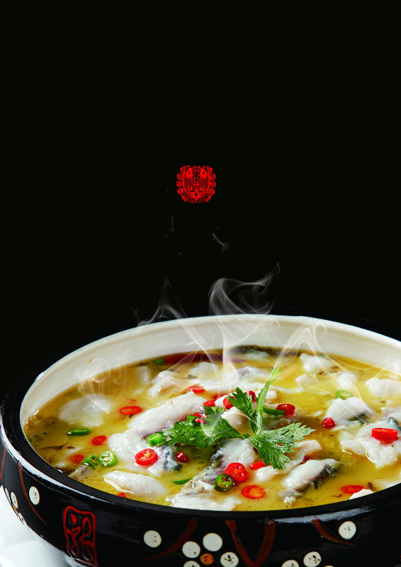 水煮鱼美食海报，高清JPG背景图，PSD风景设计素材下载