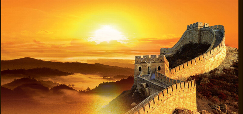 长城夕阳美景高清JPG，摄影佳作/风景设计素材，免费下载
