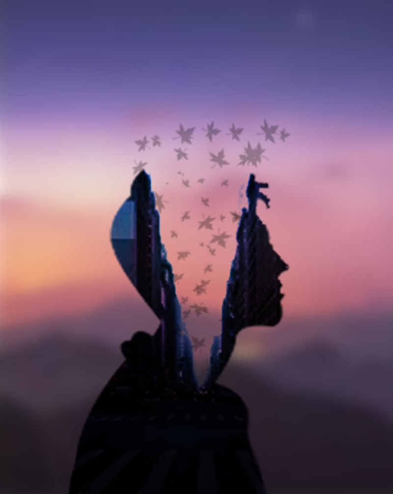 人物剪影高清JPG与风景PSD素材，一键下载摄影佳作
