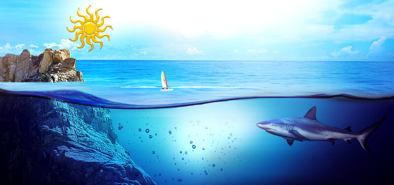海底总动员，深海美景高清JPG图片与PSD设计素材下载