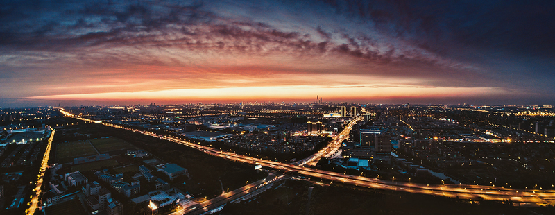 城市夜景绝美高清JPG摄影，风景图片设计素材免费下载
