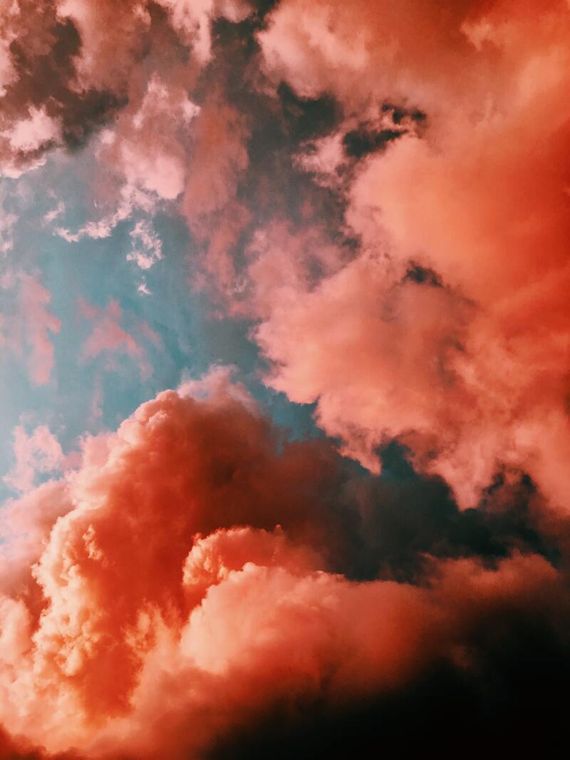 红火烧云绝美风光，高清JPG图片摄影，免费下载风景素材