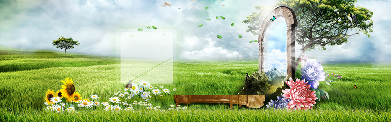 淘宝天猫精选，高清JPG/PSD格式Banner背景图片，摄影风景素材下载