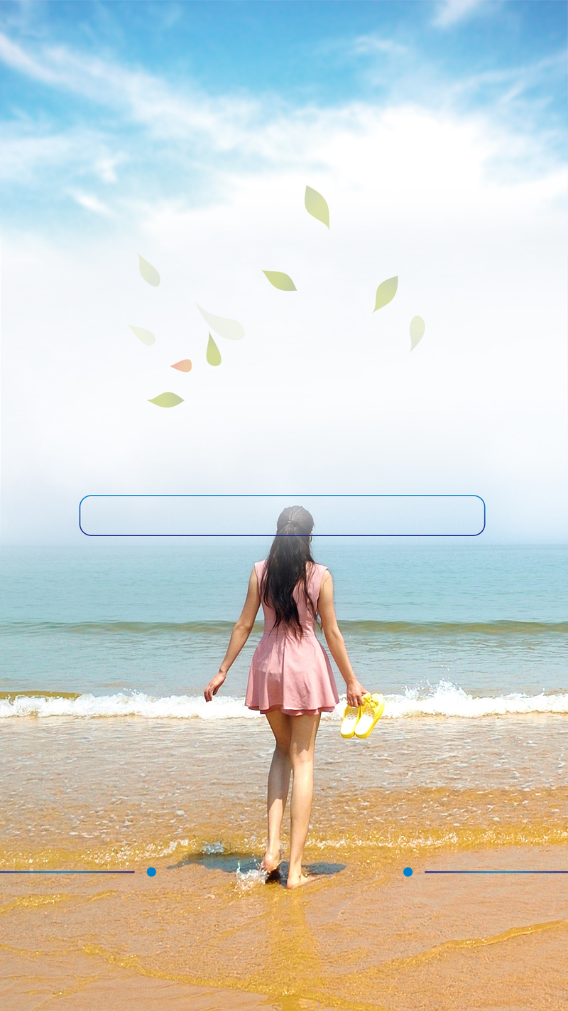 夏日瘦身海报背景，高清JPG+风景PSD，免费下载设计素材