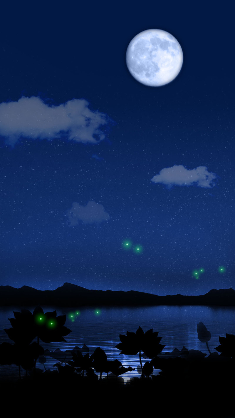 夜晚美景分层PSD背景，高清JPG图片摄影，风景设计素材下载