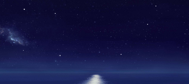 夜空背景促销Banner，高清JPG风景图片，设计素材免费下载
