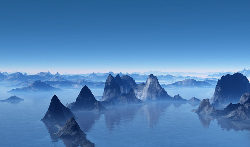 幻想世界虚拟背景，高清JPG自然风景摄影素材下载