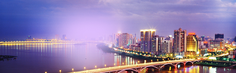城市夜景高清JPG摄影素材，PSD风景设计模板免费下载
