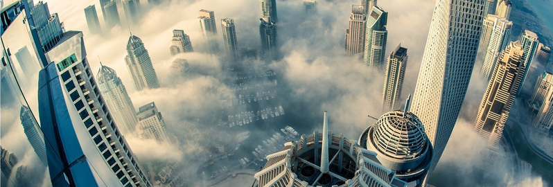 高空建筑绝美俯瞰图，JPG高清摄影+PSD风景设计素材，一键下载