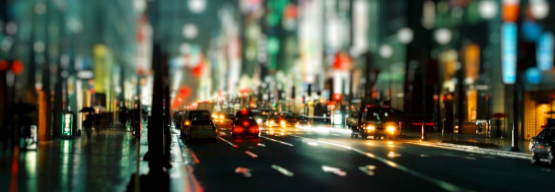 城市虚化夜景摄影高清JPG图片/PSD格式风景设计素材下载