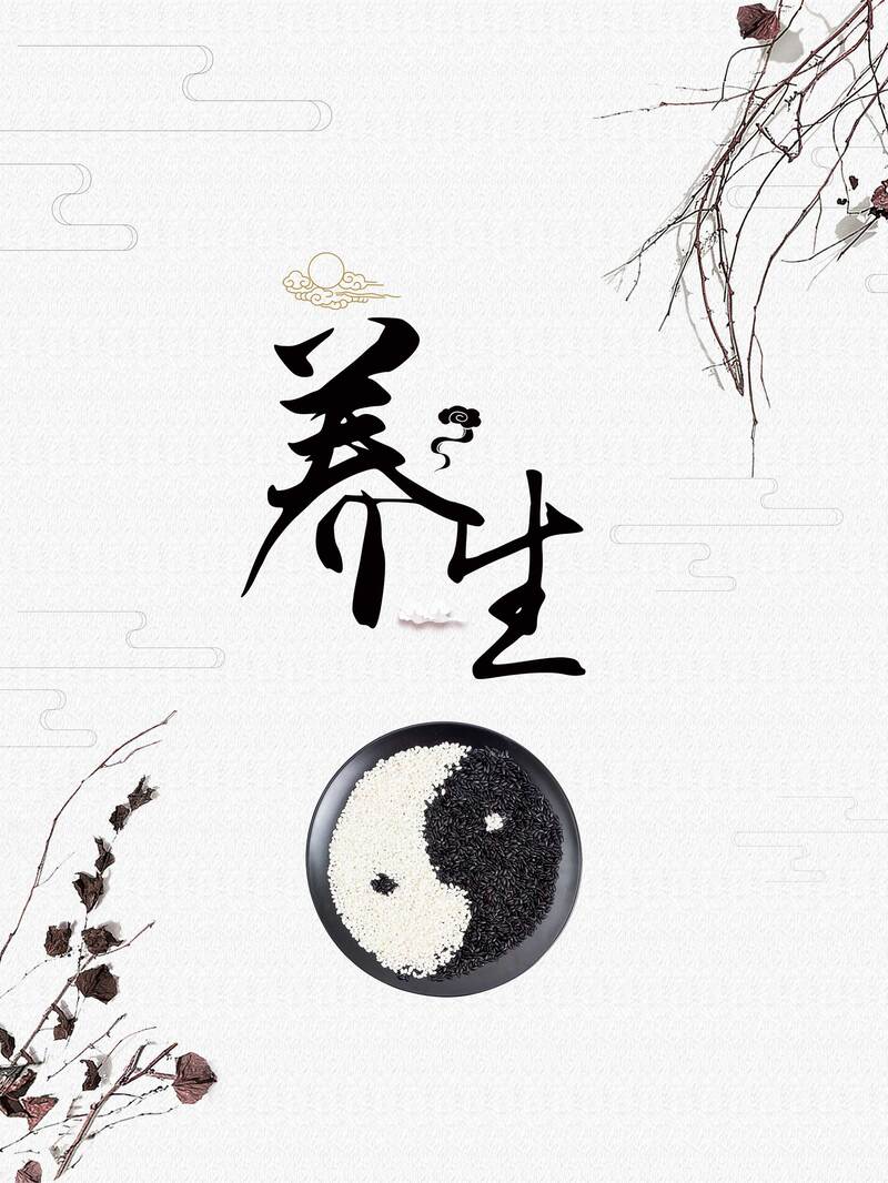 中医养生背景图，复古中国风，高清JPG/PSD格式，免费下载