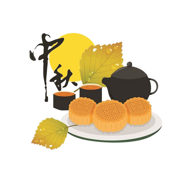 中秋月饼免抠素材，高清PNG透明图片，PSD格式设计元素，一键下载
