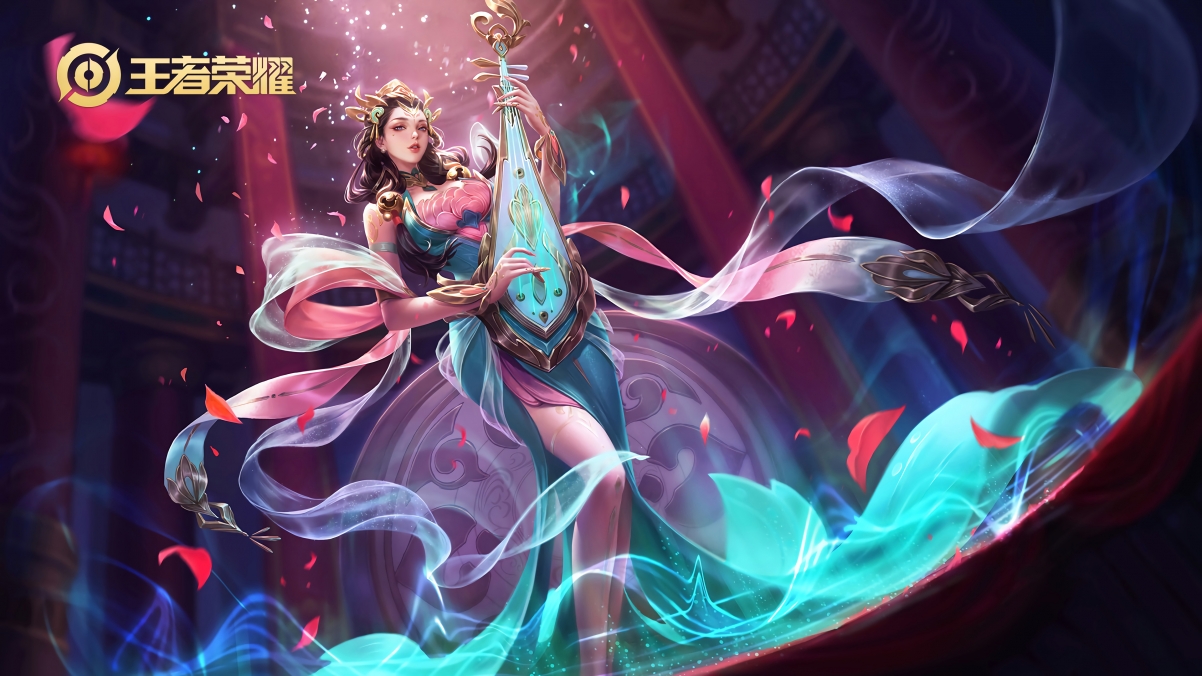 王者荣耀杨玉环，绝美霓裳风华4K高清壁纸，3840x2160分辨率任你下载