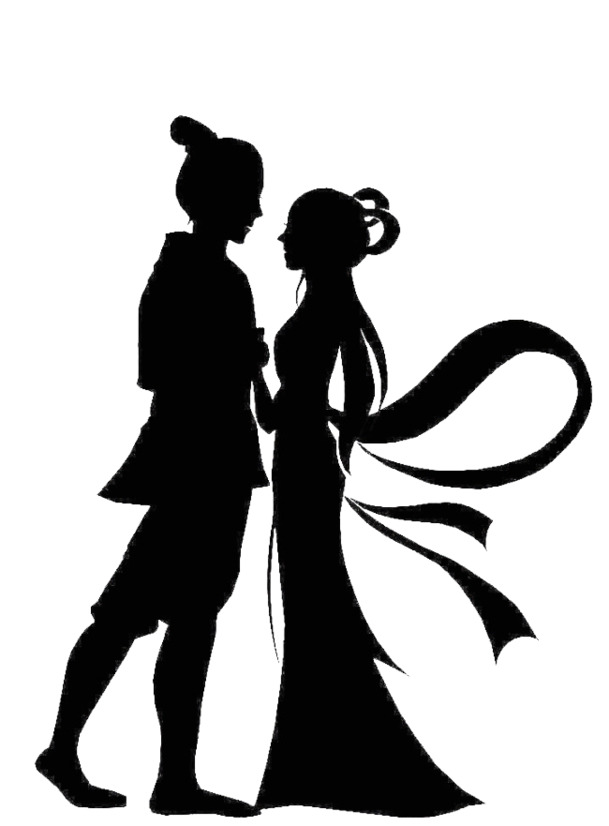 牛郎织女矢量图标，高清PNG透明图片，节日元素及其他节日设计素材下载