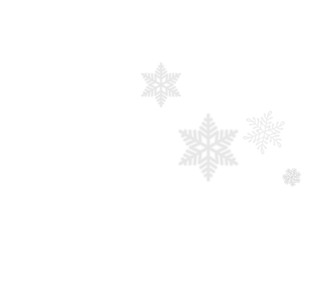 高清白色雪花矢量素材，PNG透明+EPS格式，圣诞节日元素，免费下载