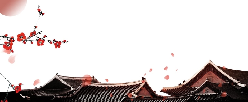 中国风背景Banner素材，高清JPG与复古PSD格式，免费下载
