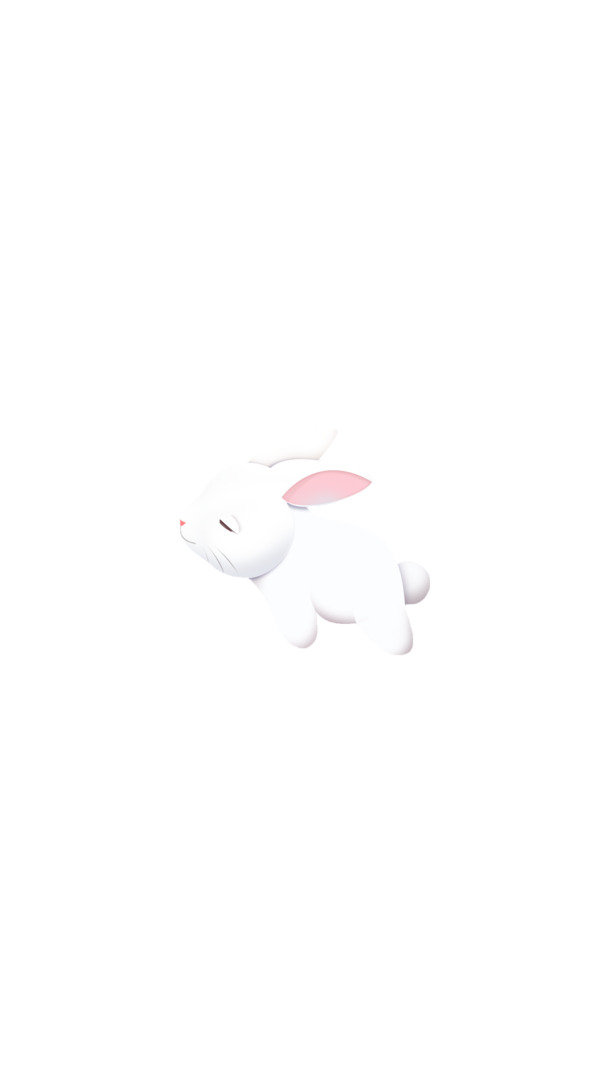 中秋佳节玉兔手绘PNG，高清透明，节日元素丰富，设计素材下载