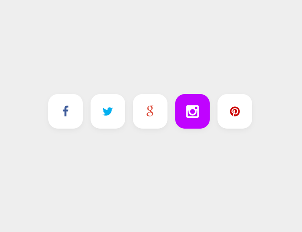 css3按钮图标鼠标悬停填充效果