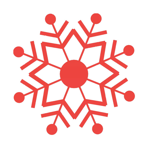 圣诞氛围浓，雪花飘飘PNG透明图，高清素材下载，助力节日设计
