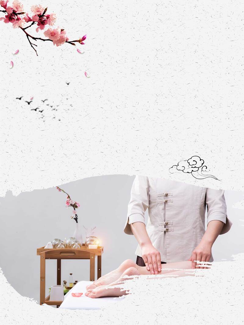 中医养生拔罐针灸图片素材，复古中国风JPG/PSD高清下载