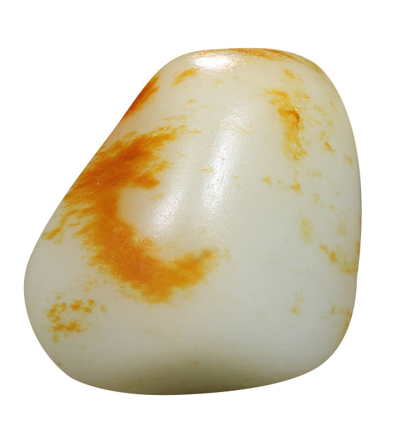 和田玉白玉籽料原石独籽精品，高清PNG透明图，中国风装饰元素设计素材下载