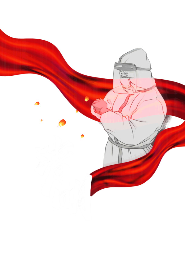 清明缅怀，抗疫纪念PNG透明图及节日PSD设计素材下载