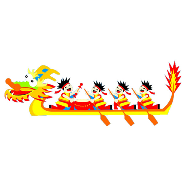 端午节节日元素，高清PNG透明船图片，设计素材免费下载
