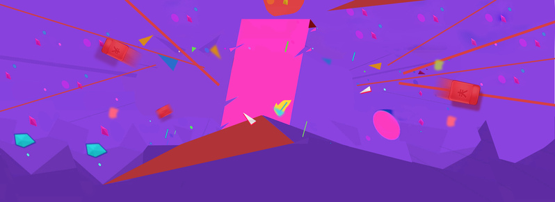 双11狂欢节创意Banner背景，高清JPG电商素材，PSD格式设计下载