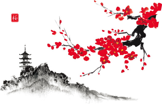 中国风海报设计素材，高清PNG透明图片，AI格式，装饰元素丰富，免费下载