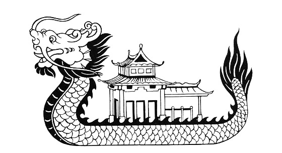 端午节龙舟PNG透明图，高清节日元素，设计素材下载
