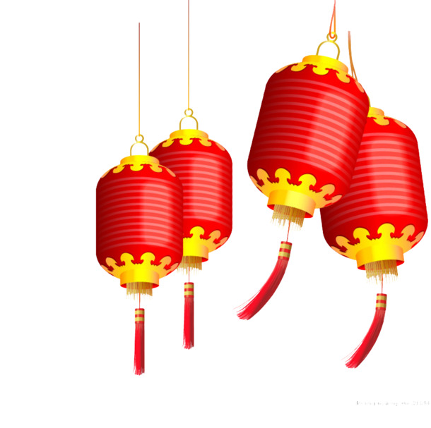 年货节特惠，高清PNG中国风新年灯笼透明图片，设计素材一键下载