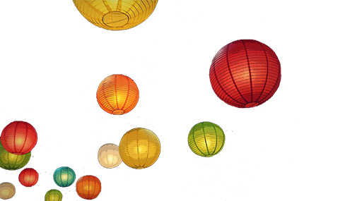 中秋节灯笼PNG透明图，高清节日元素，设计素材下载