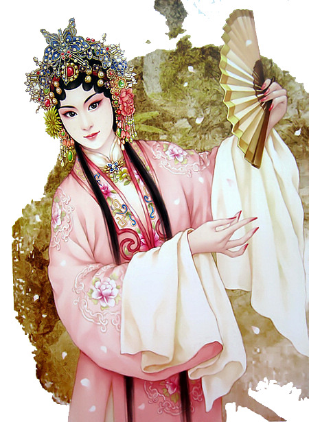 京剧角色高清PNG透明图，国风装饰元素，设计素材下载