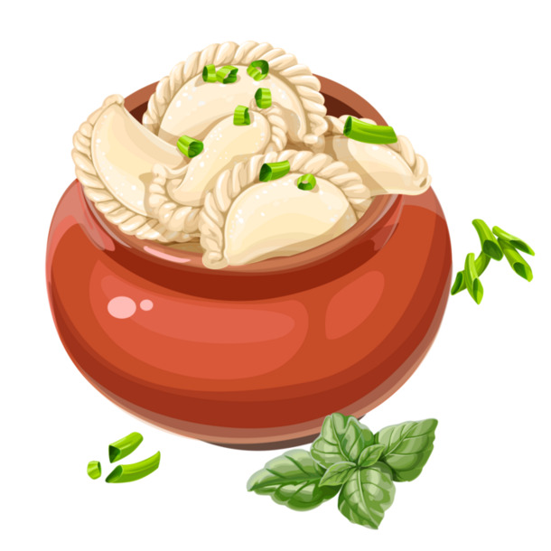 饺子PNG透明图，高清节日元素，创意图片设计素材下载